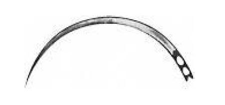 ОЧНА ШОВНА ГОЛКА №OB4 РІЖУЧА 15 mm, Ø 0,60 mm